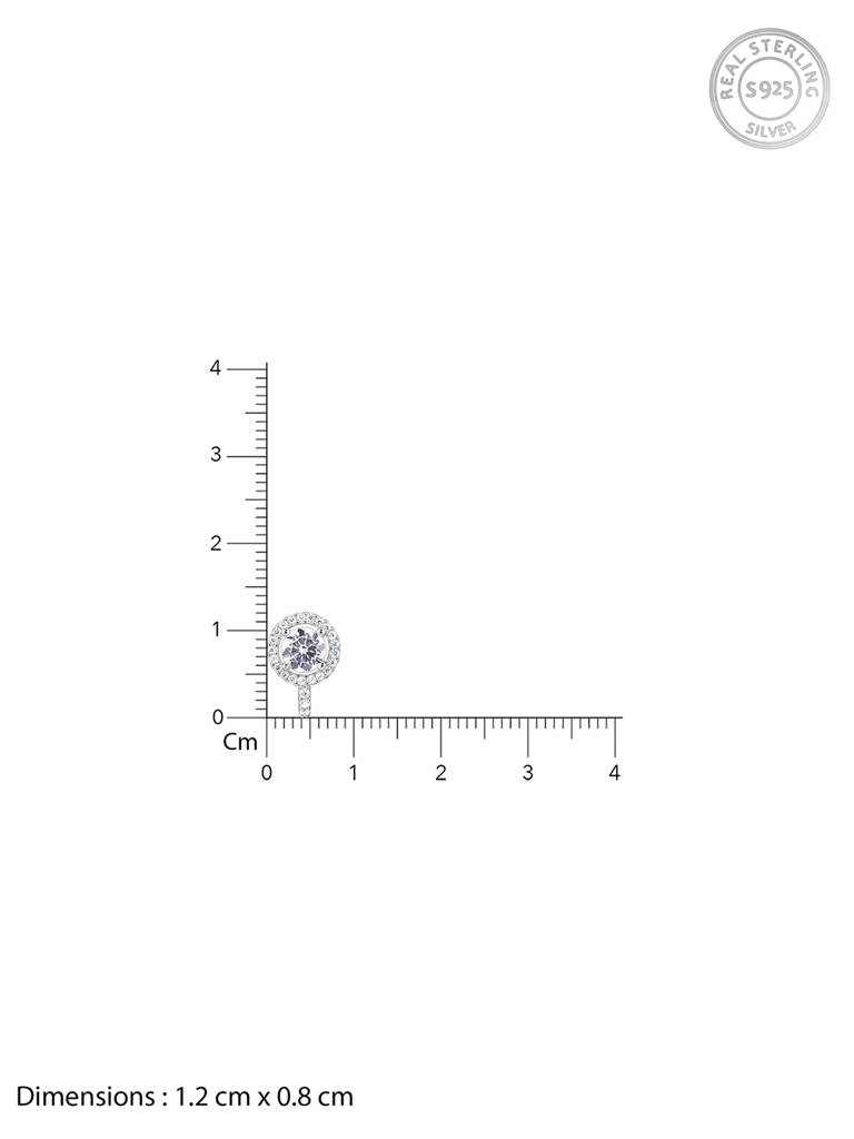 Silver Circular Nose Pin (Clip On) : NP0223