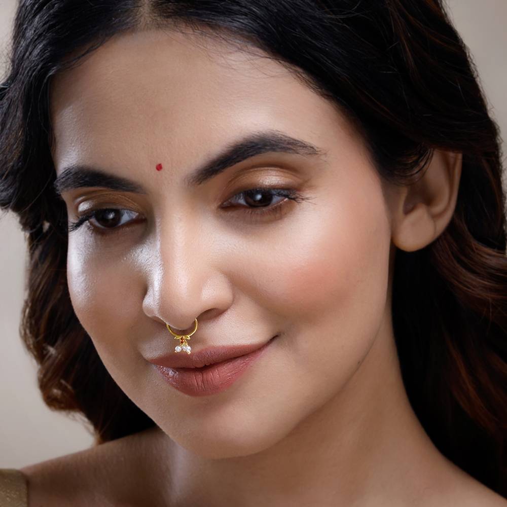 Golden Hina Nose Pin| Nose Pin For Women And Girls : NP0241