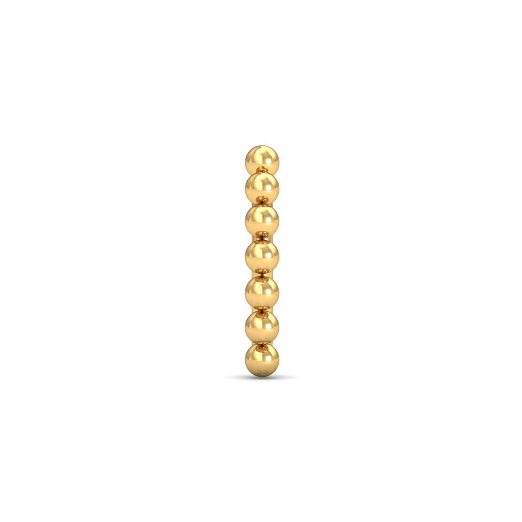 KuberBox 18K Yellow Gold Mugdha Nose Hook