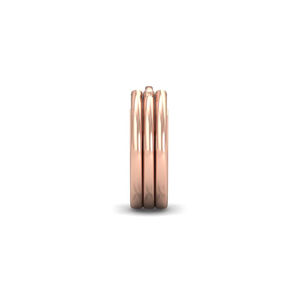 KuberBox 18K Rose Gold Lata Nose Ring