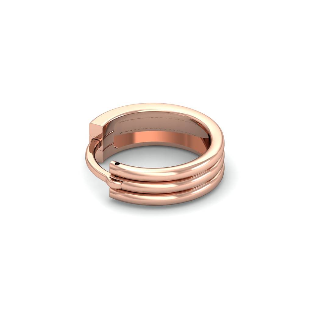 KuberBox 18K Rose Gold Lata Nose Ring