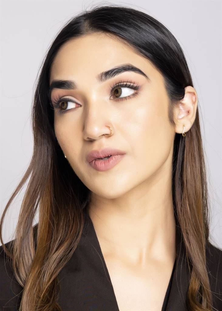 KuberBox 18K Yellow Gold Basic Round Nose Ring