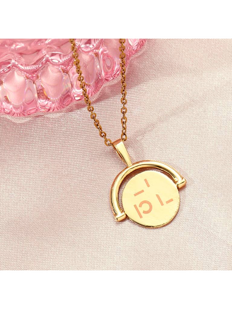 Hidden Note Necklace For Women & Girls Neck Chain Jewellery Accessories : NS14389-G