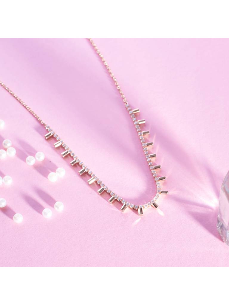 Sovereign Charm Necklace For Women & Girls Neck Chain Jewellery Accessories : NS14406-G