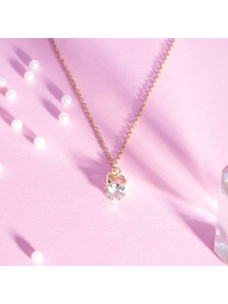 Promise Ring Necklace For Women & Girls Neck Chain Jewellery Accessories : NS14420-G