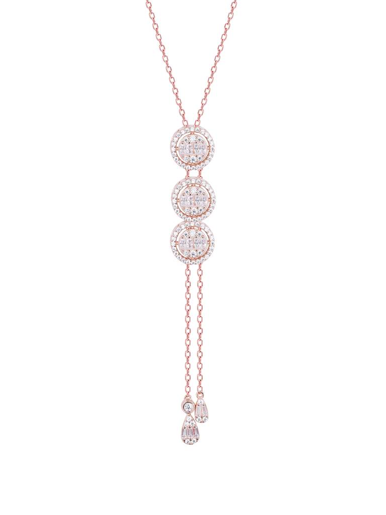 Circlet Symphony Silver Necklace Set In Silver : AFNS58