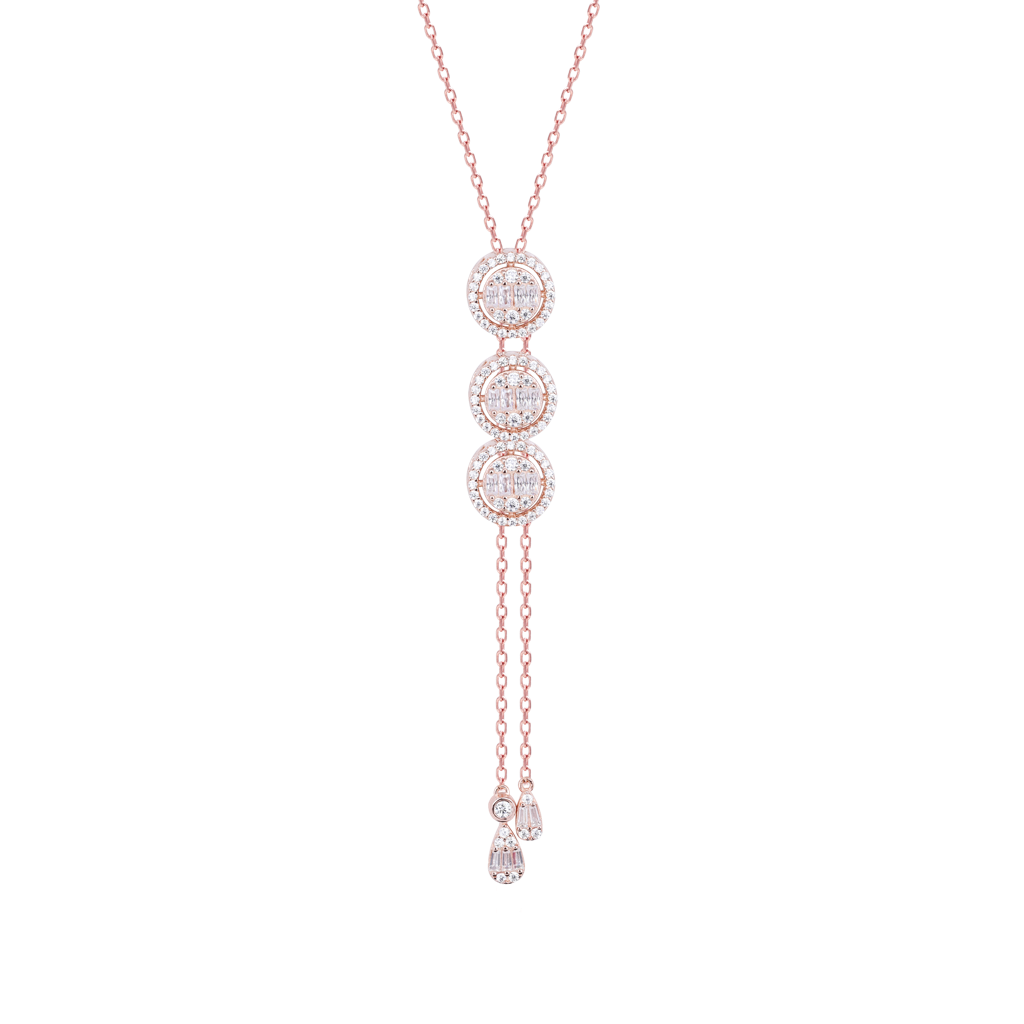 Circlet Symphony Silver Necklace Set In Silver : AFNS58