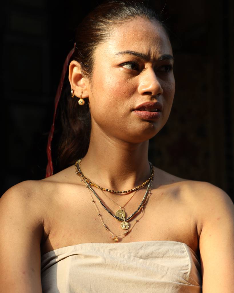 Soul Beaded Tiger Eye Necklace : NSP103(T)