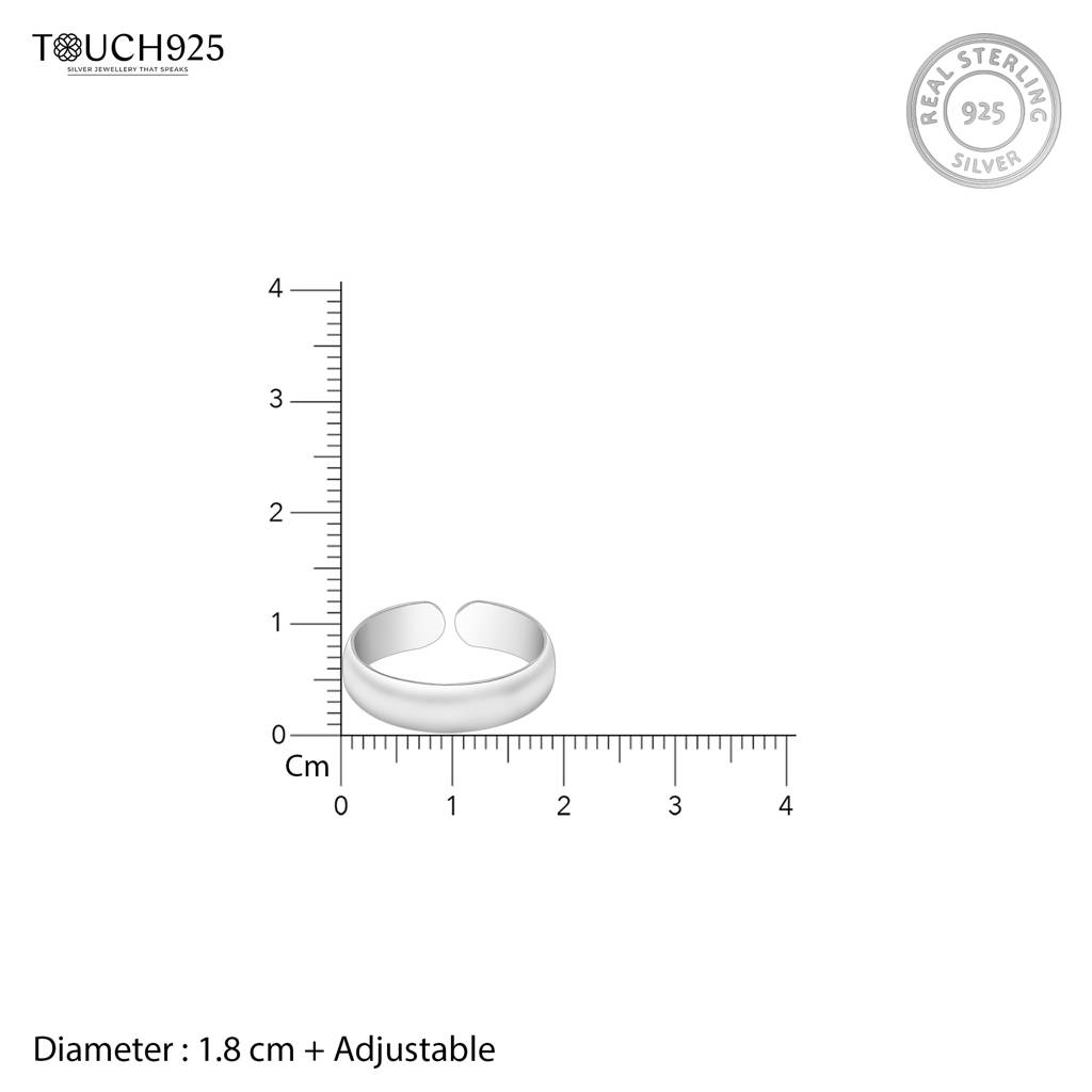 Classic Elegance Toe Ring : NTR306