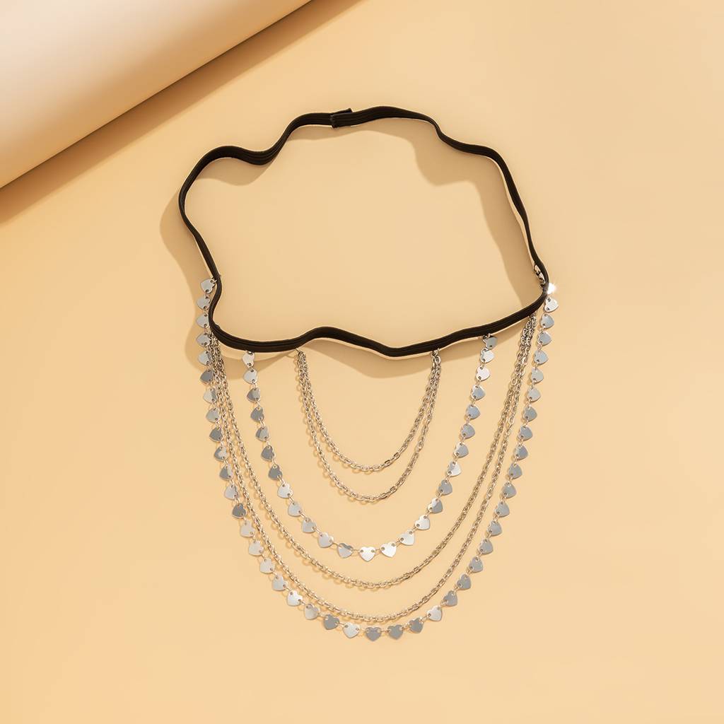 Multi-Layered Heart Thigh Chain - Single : ASX1224BJ192S