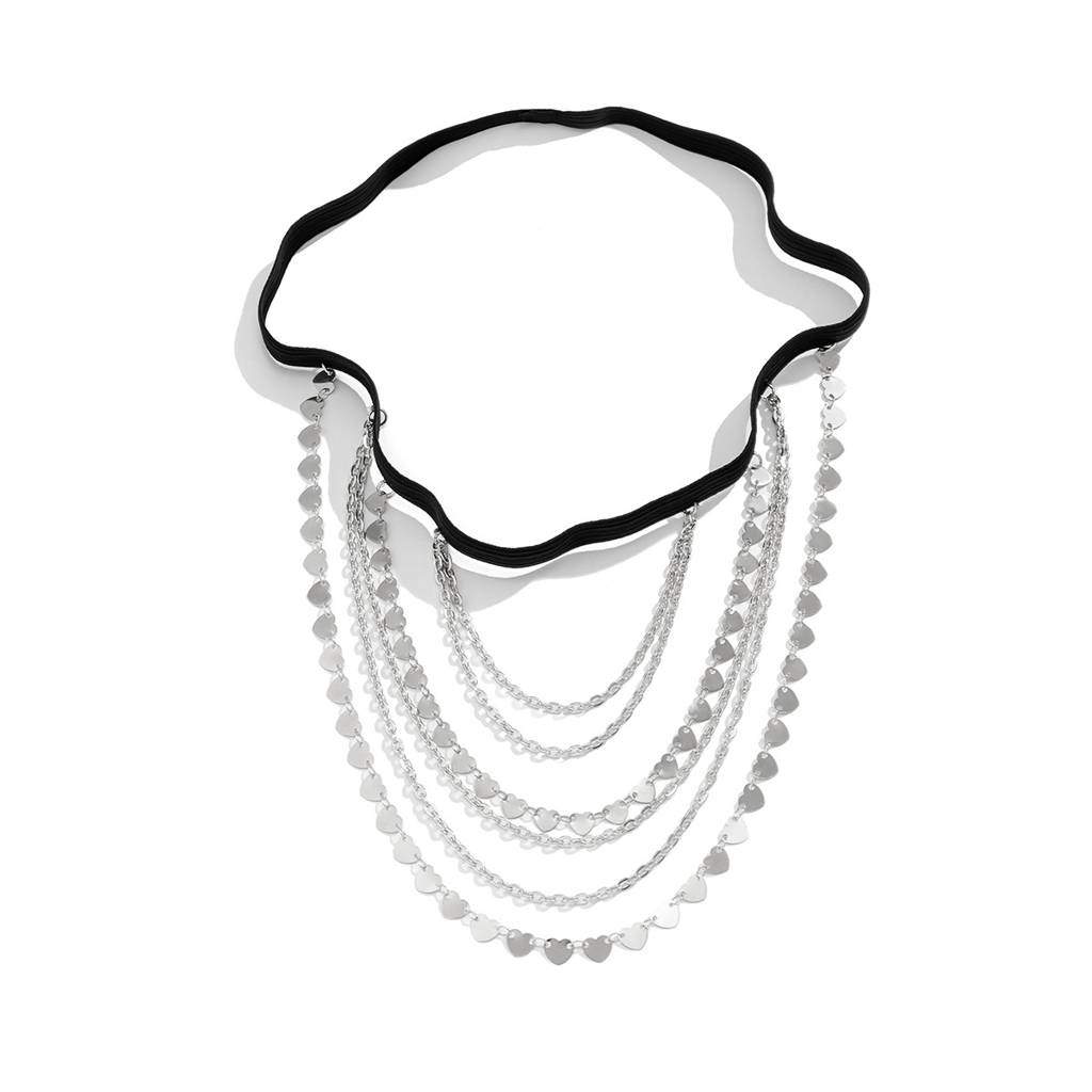 Multi-Layered Heart Thigh Chain - Single : ASX1224BJ192S