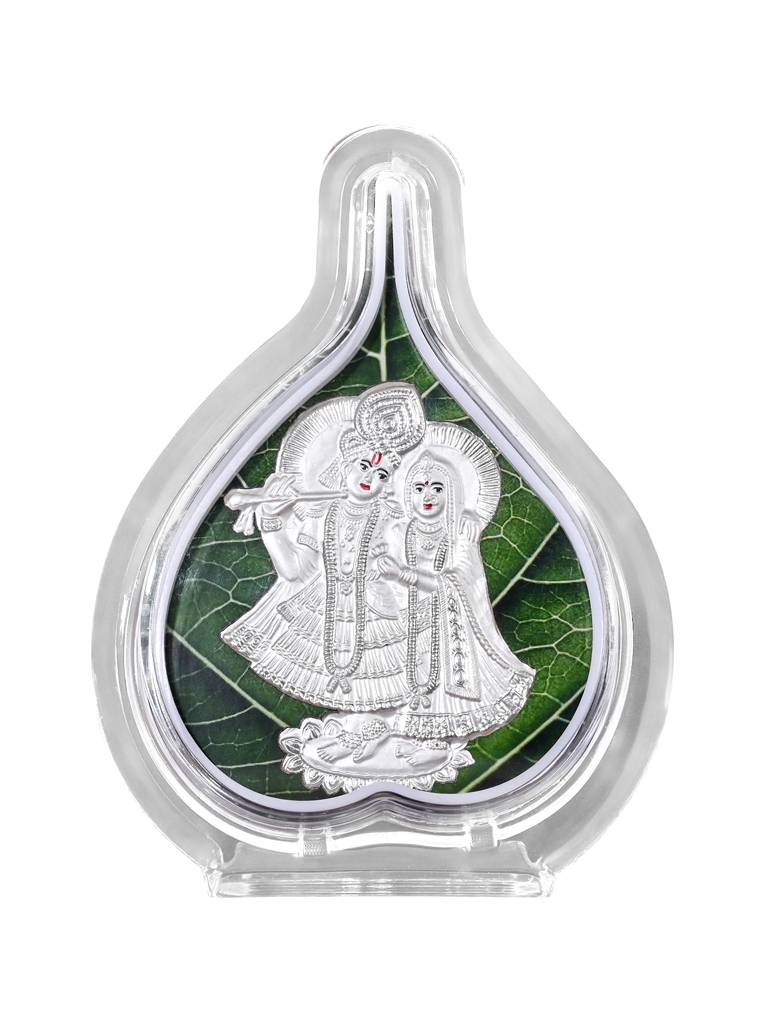 999 Silver Radha Krishna Idol : OGFT71