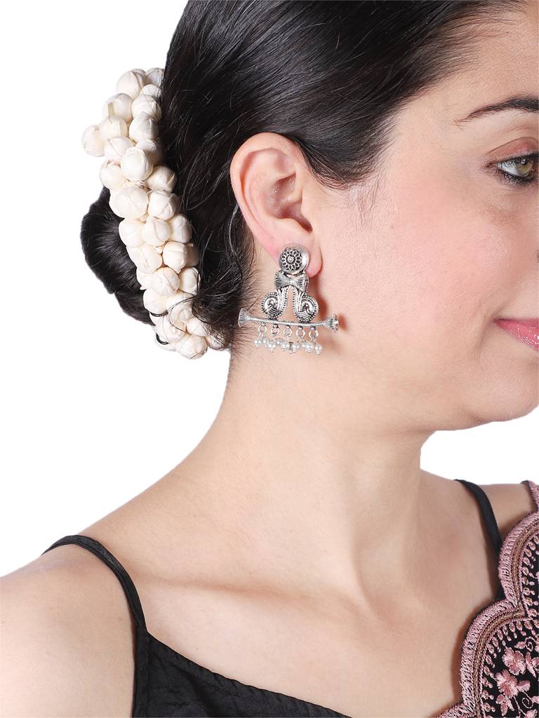 Firoza Shehnai Earrings : OXYEAR1420