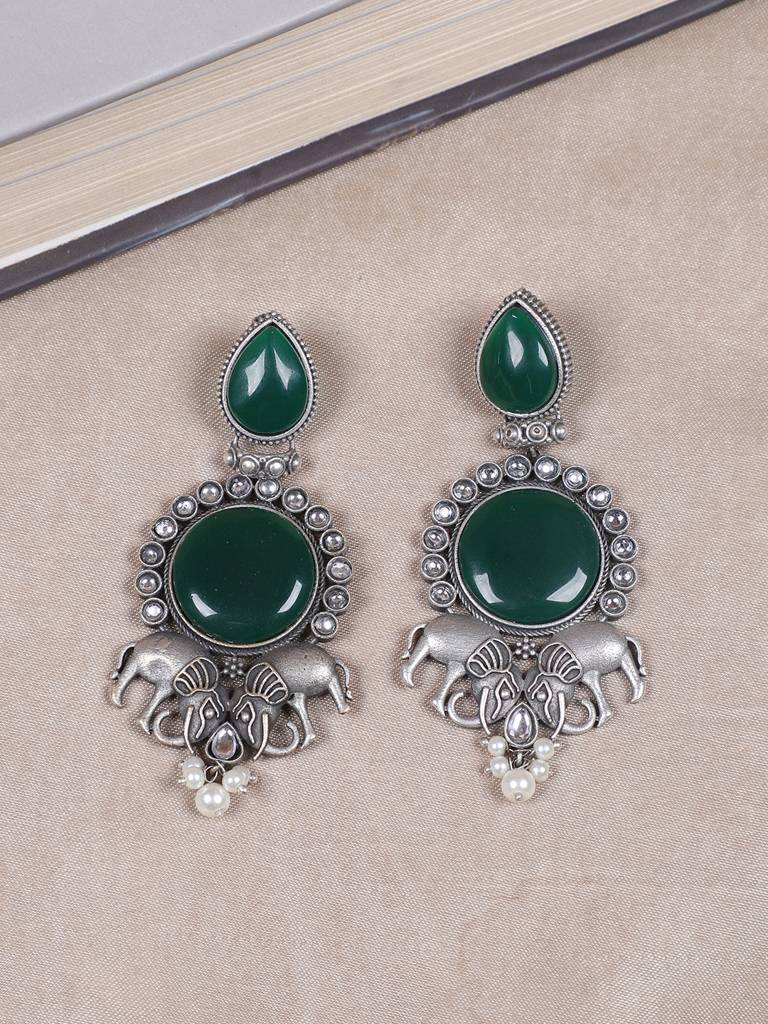 Firoza Gajraj Earrings : OXYEAR1428