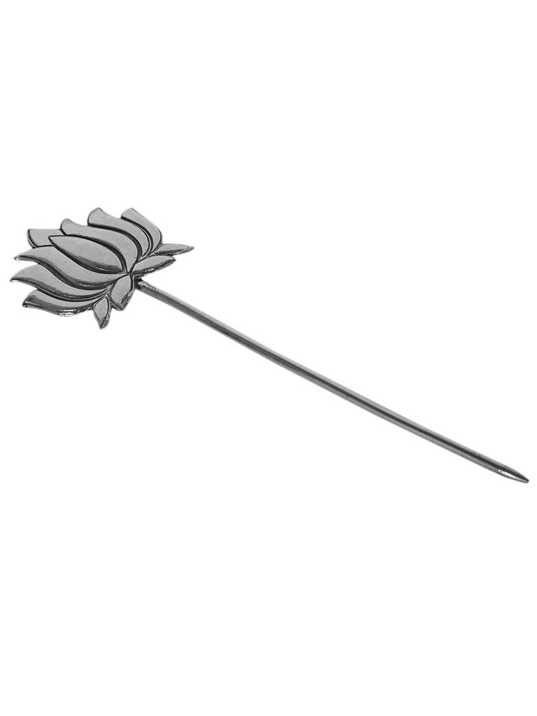 Firoza Oxidized Lotus Hair Stick : OXYHP1467