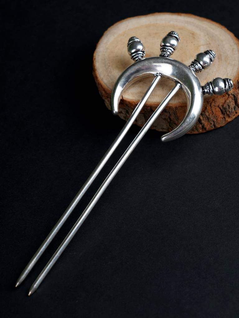 Firoza Oxidized Silver Plated Arrow Hair Stick : OXYHP_785A