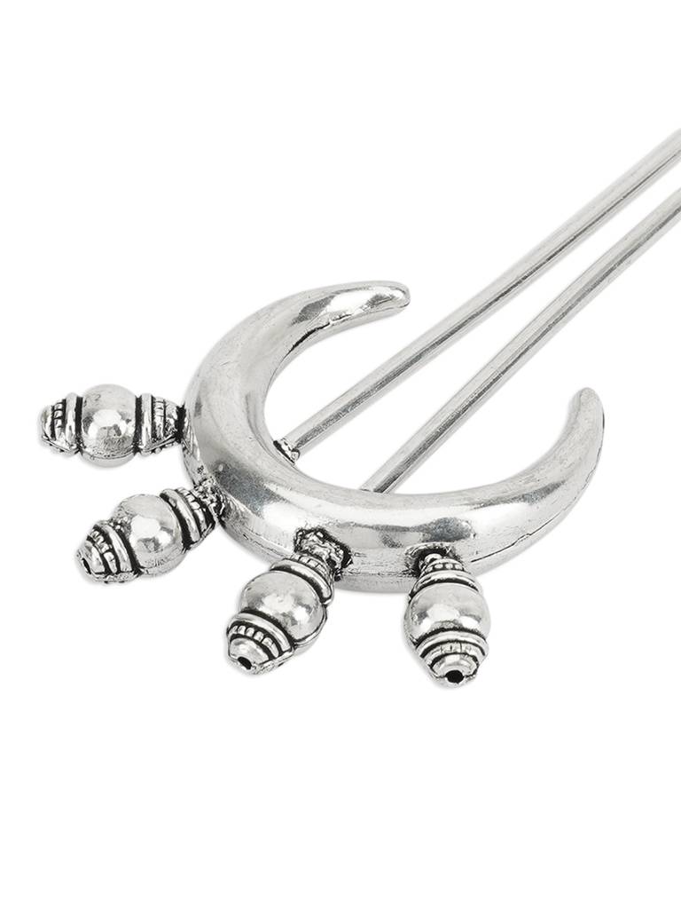 Firoza Oxidized Silver Plated Arrow Hair Stick : OXYHP_785A