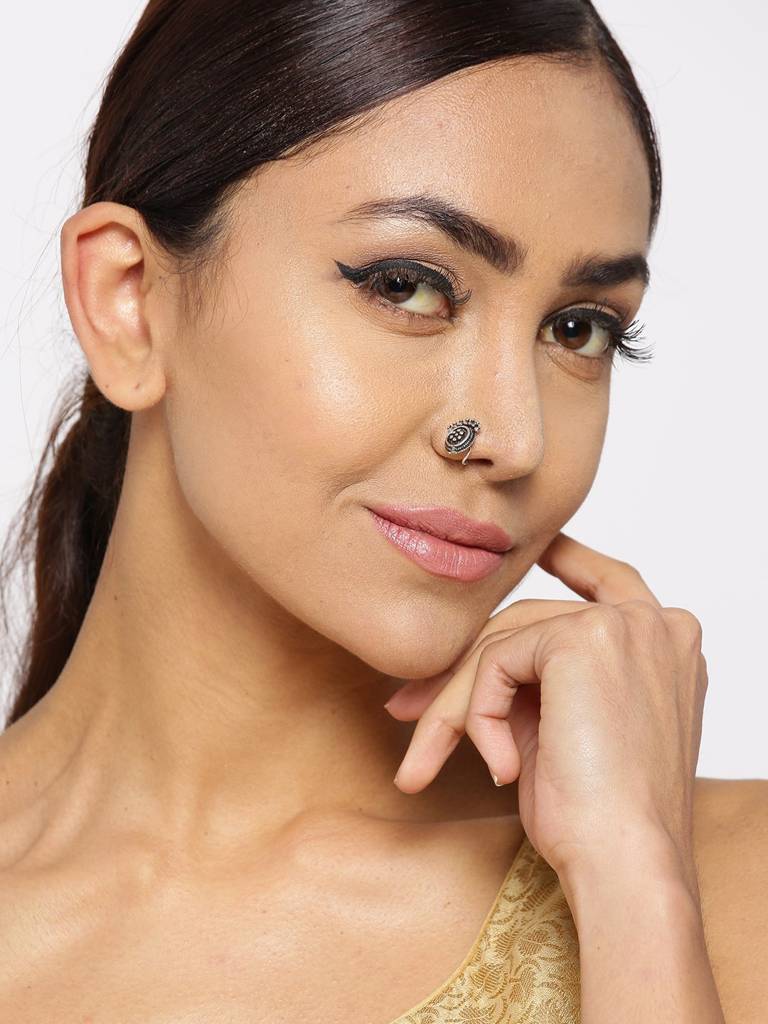 Firoza Moonstone Nosepin Combo : OXYNPCOM918