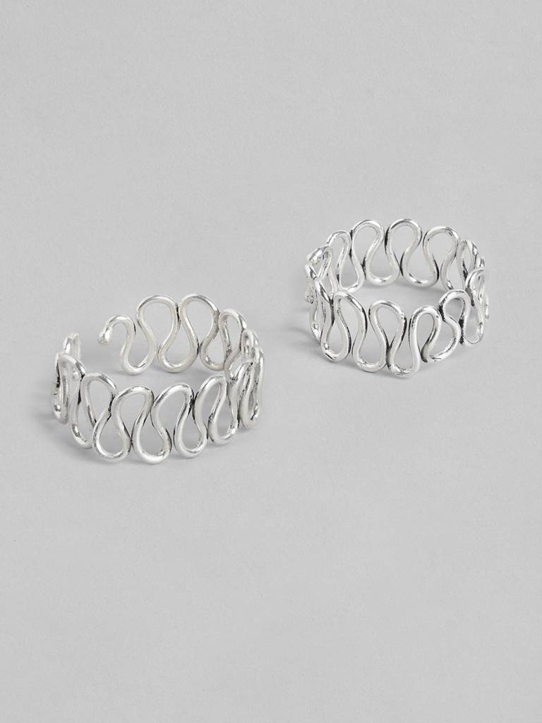 Firoza Infinity Design Thumb Toe Ring : OXYTR716