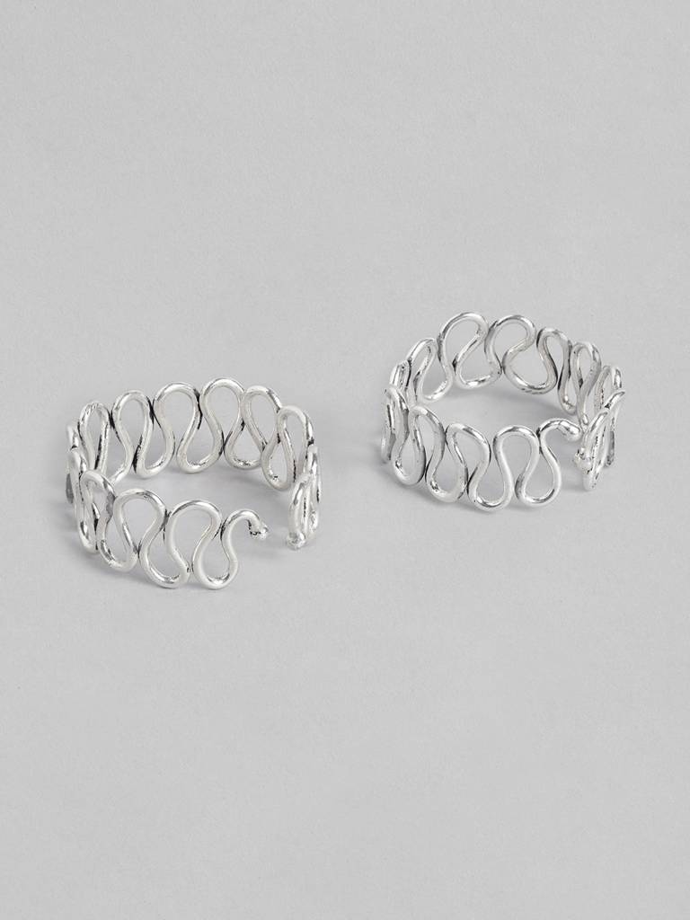 Firoza Infinity Design Thumb Toe Ring : OXYTR716