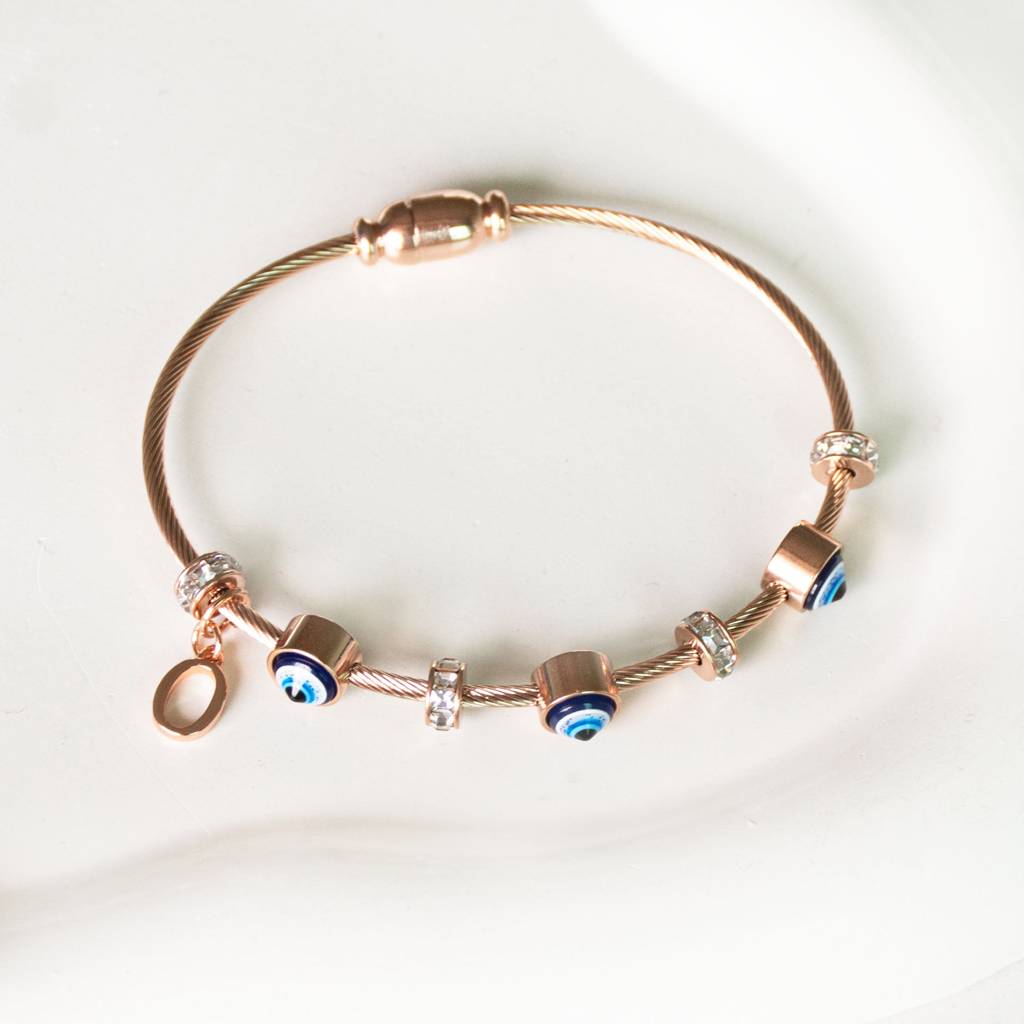 Classic-Evil-Eye-With-Personalized-Initial : BGR267N
