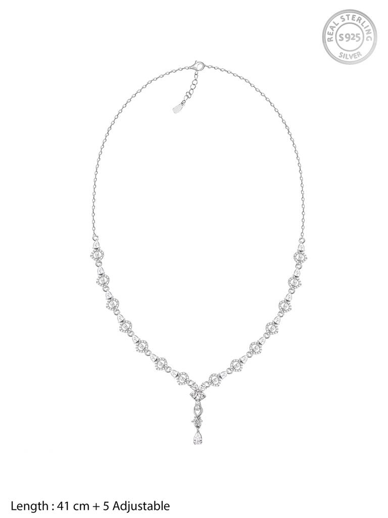 Giva 925 Sterling Silver Elegant Zircon Set