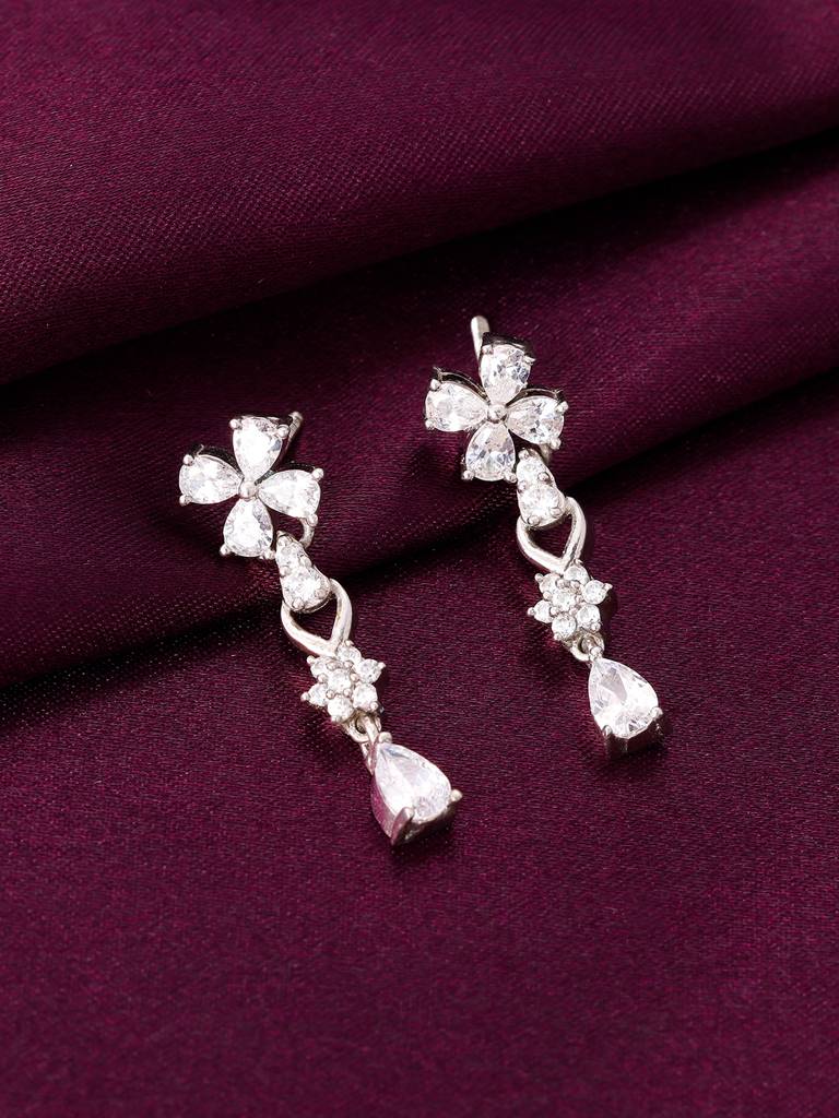 Giva 925 Sterling Silver Elegant Zircon Set