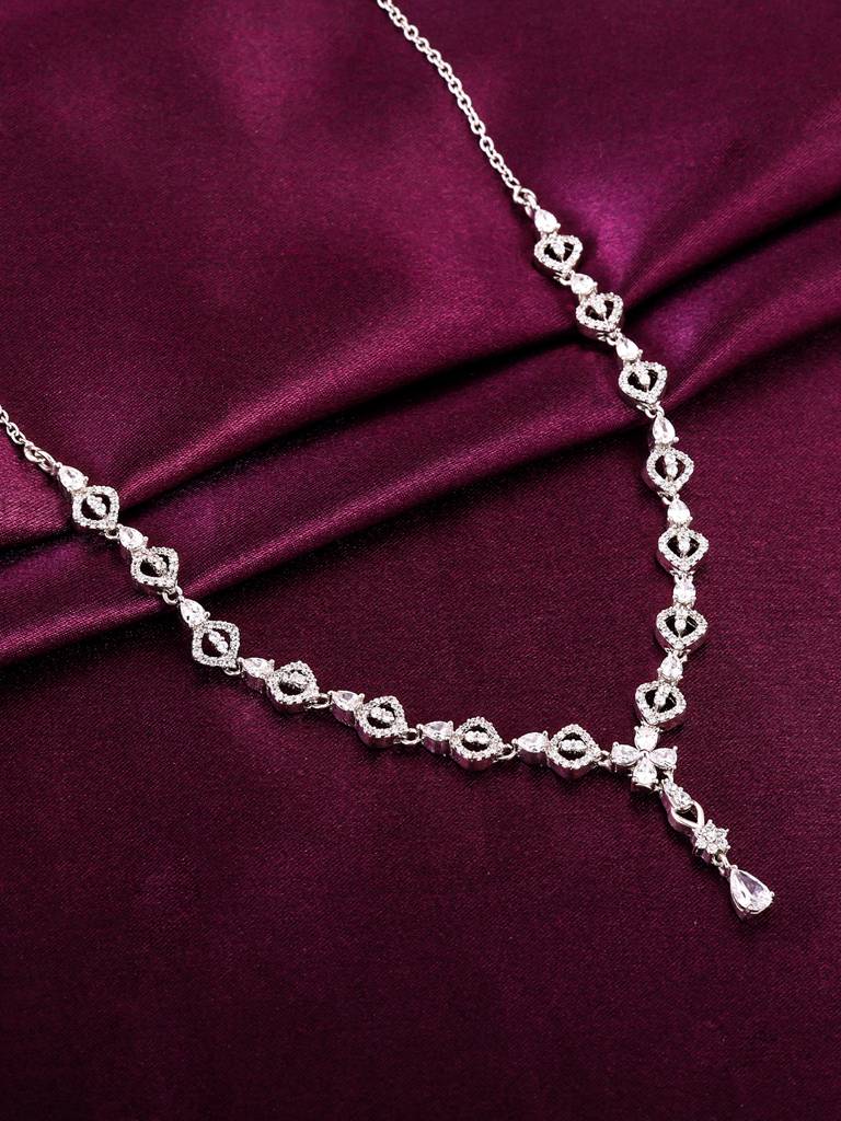 Giva 925 Sterling Silver Elegant Zircon Set
