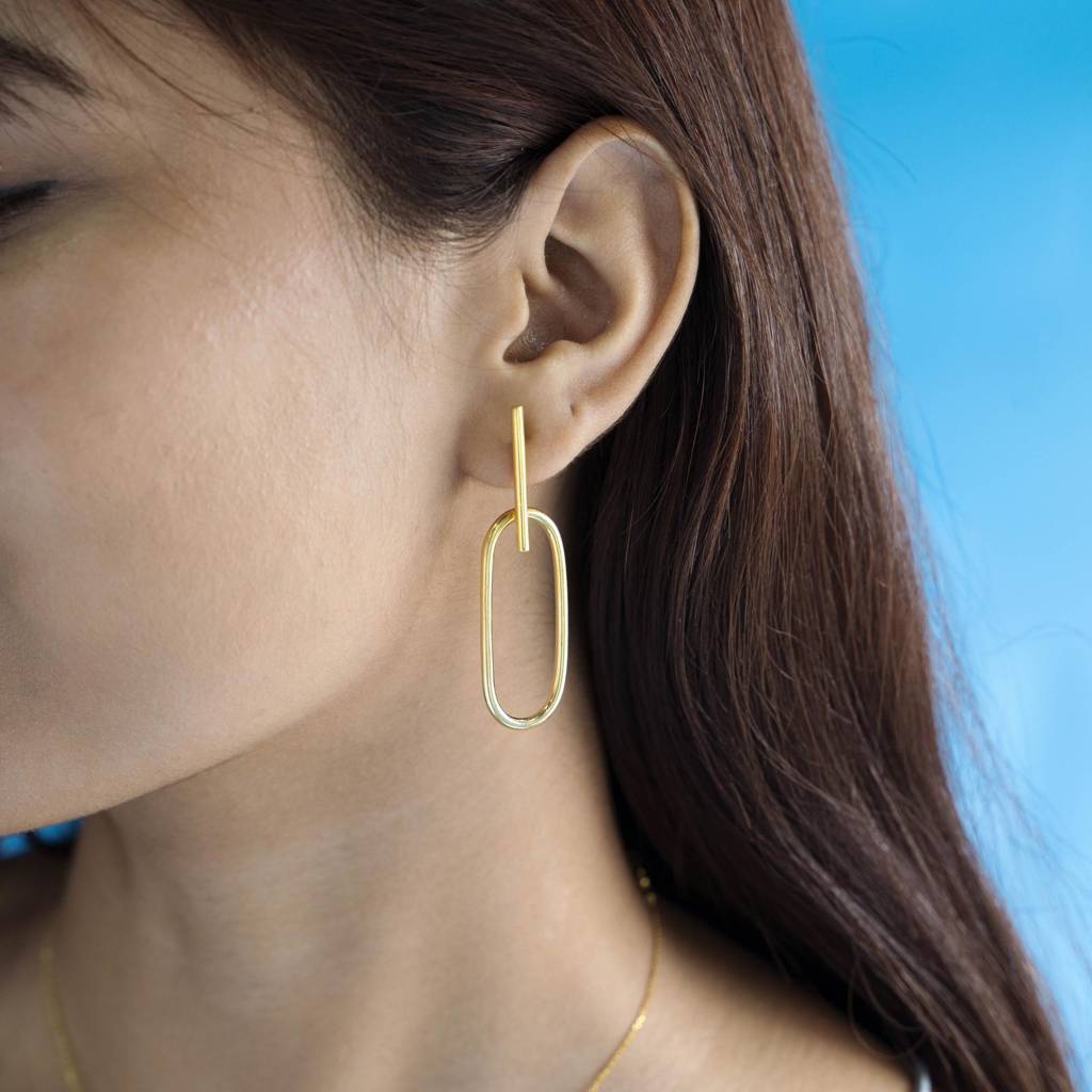 Oval Statement Danglers