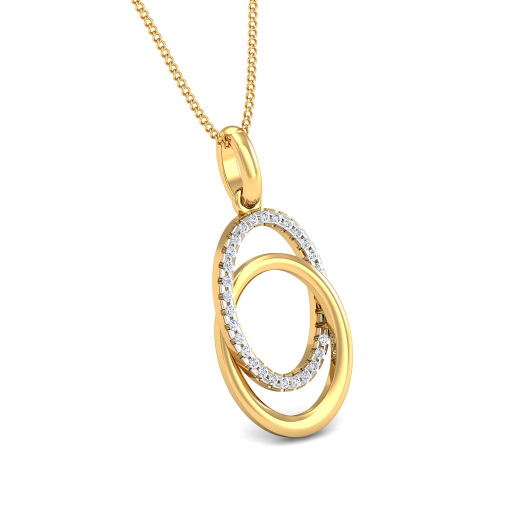 KuberBox 18K Yellow Gold Raelyn Pendant