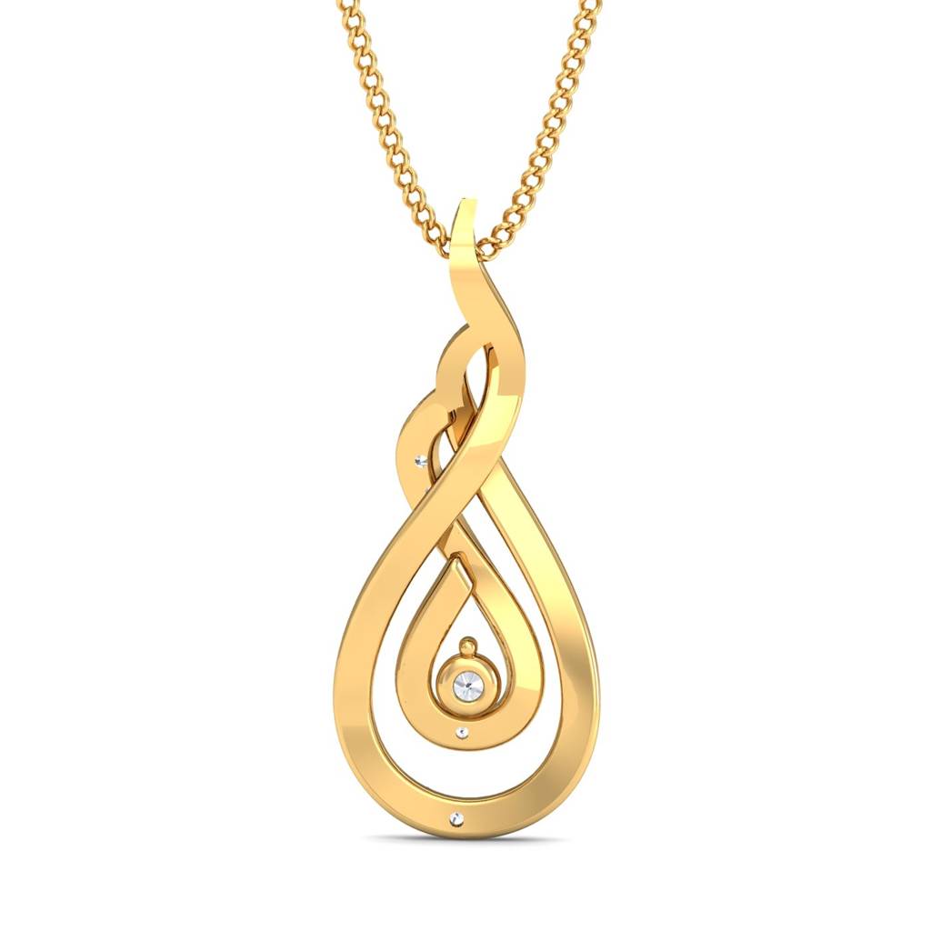 KuberBox 18K Yellow Gold Takisha Pendant