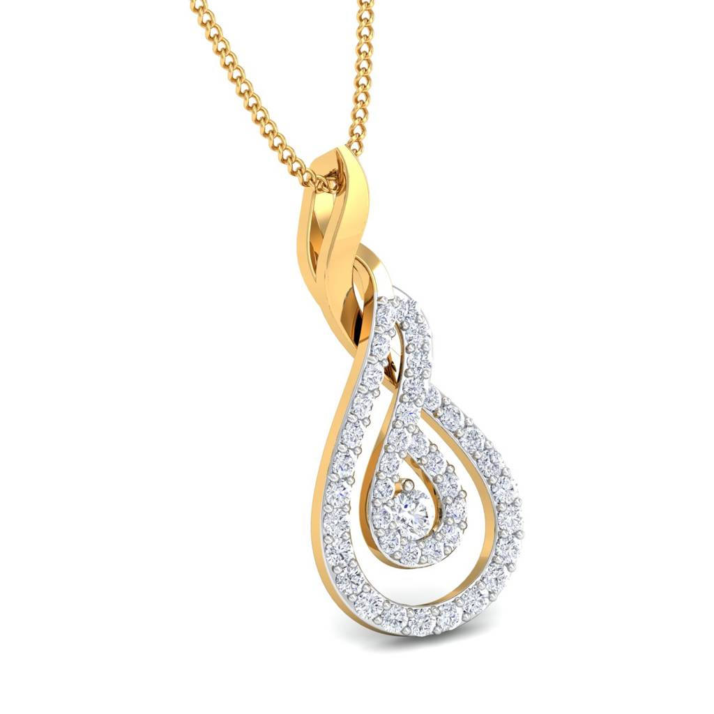 KuberBox 18K Yellow Gold Takisha Pendant