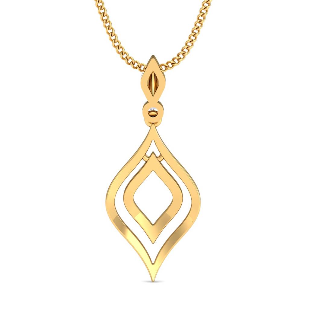 KuberBox 18K Yellow Gold Flimeona Pendant