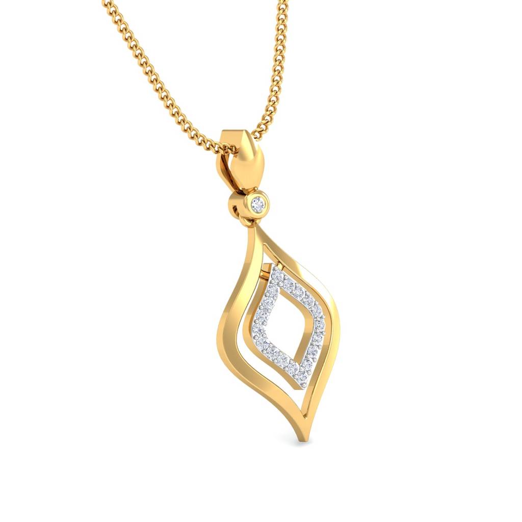 KuberBox 18K Yellow Gold Flimeona Pendant