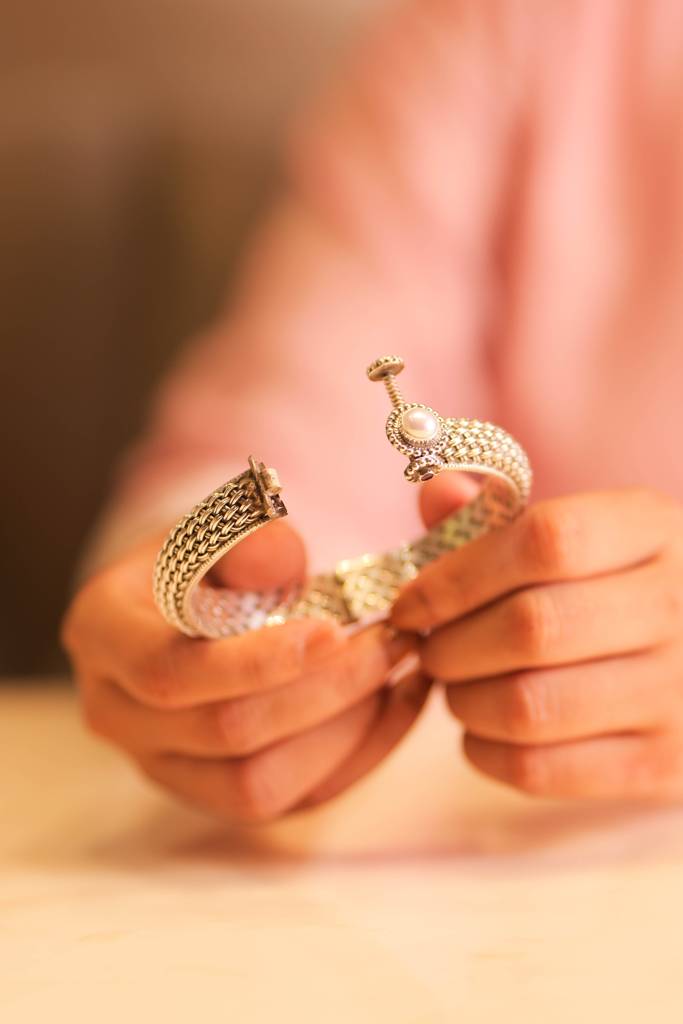 Aadhya Pearl Weave Classic Kada : KB044-2-2