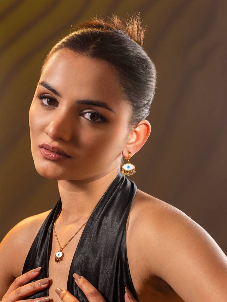 Evil Eye Shimmers : A-EVIL-EARRI-A-0358-S