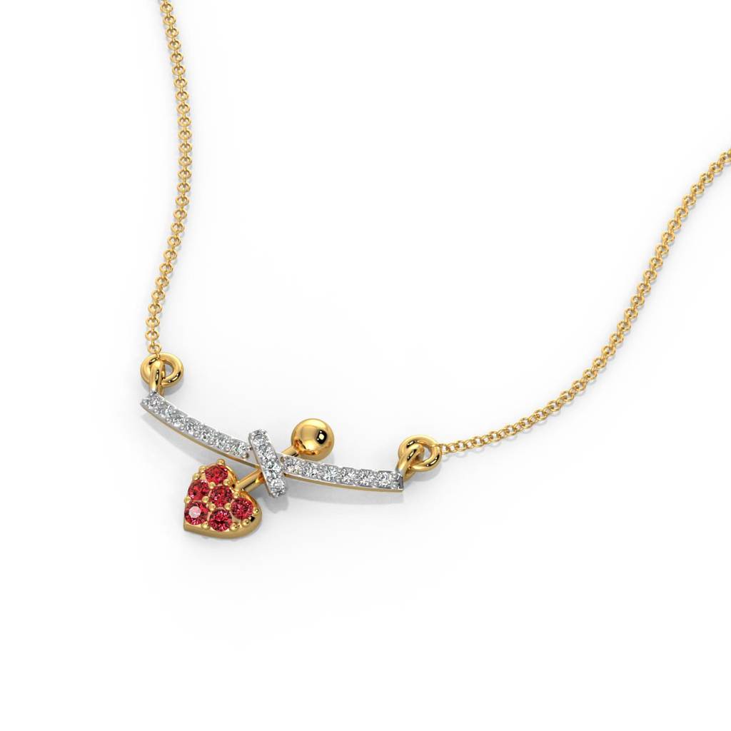 Love Struck Diamond Heart Pendant