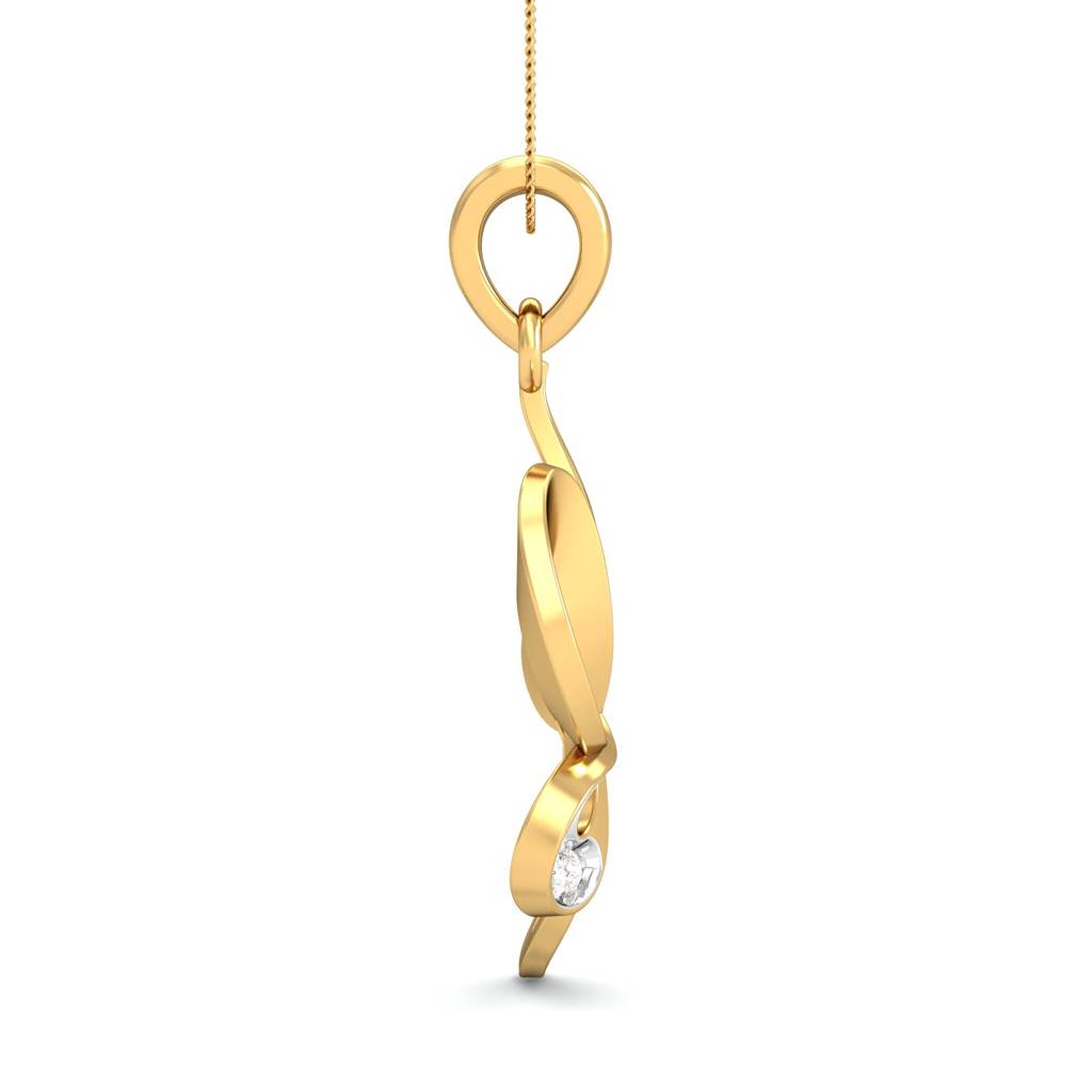 KuberBox 18K Yellow Gold Craftsman's Pride Pendant