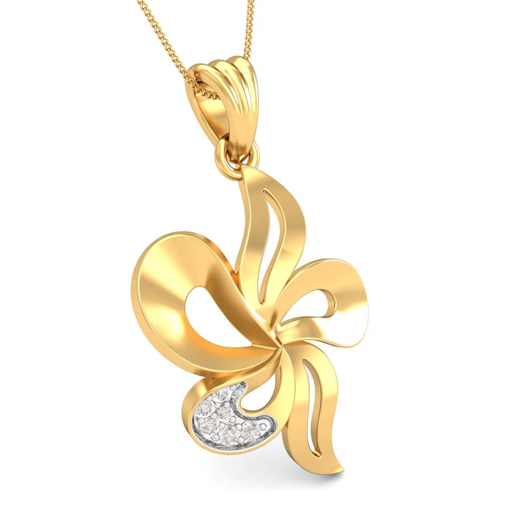 KuberBox 18K Yellow Gold Craftsman's Pride Pendant