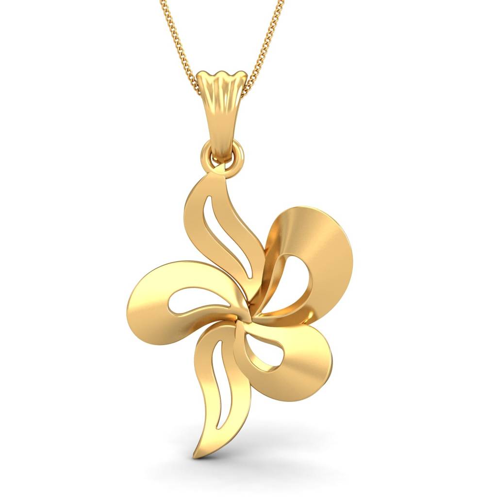 KuberBox 18K Yellow Gold Craftsman's Pride Pendant