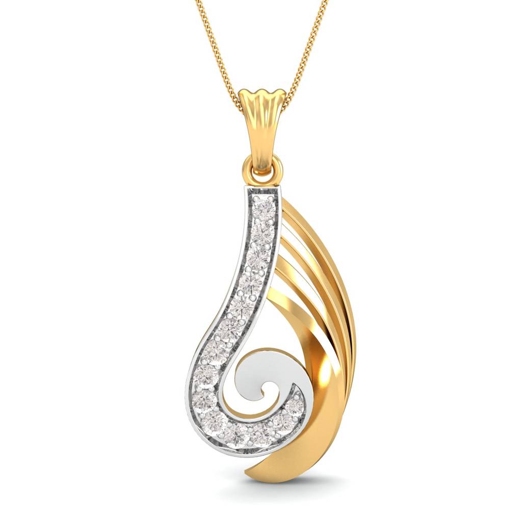 KuberBox 18K Yellow Gold The Ultimate Feel Pendant