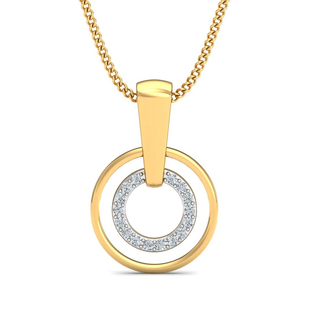 KuberBox 18K Yellow Gold El Cerco Pendant