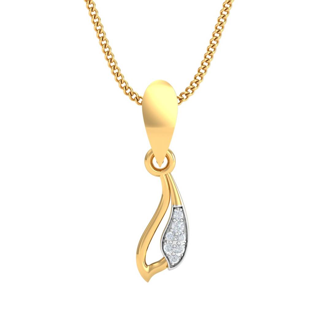 KuberBox 18K Yellow Gold Supreme Elegance Pendant