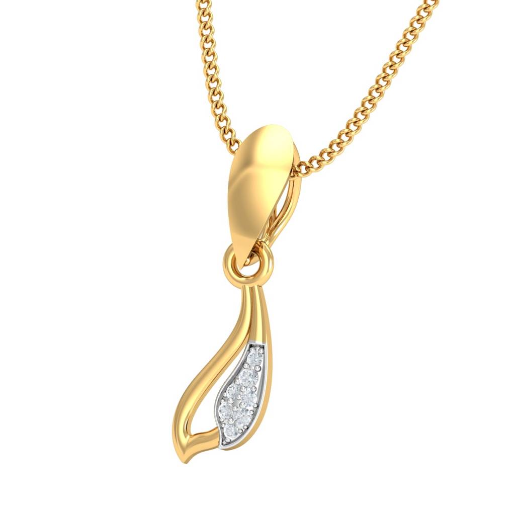 KuberBox 18K Yellow Gold Supreme Elegance Pendant