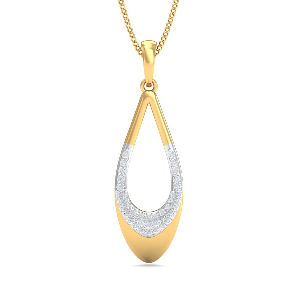 KuberBox 18K Yellow Gold Fasun Charming Pendant