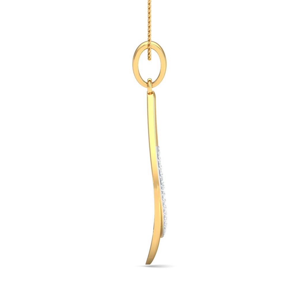 KuberBox 18K Yellow Gold Fasun Charming Pendant