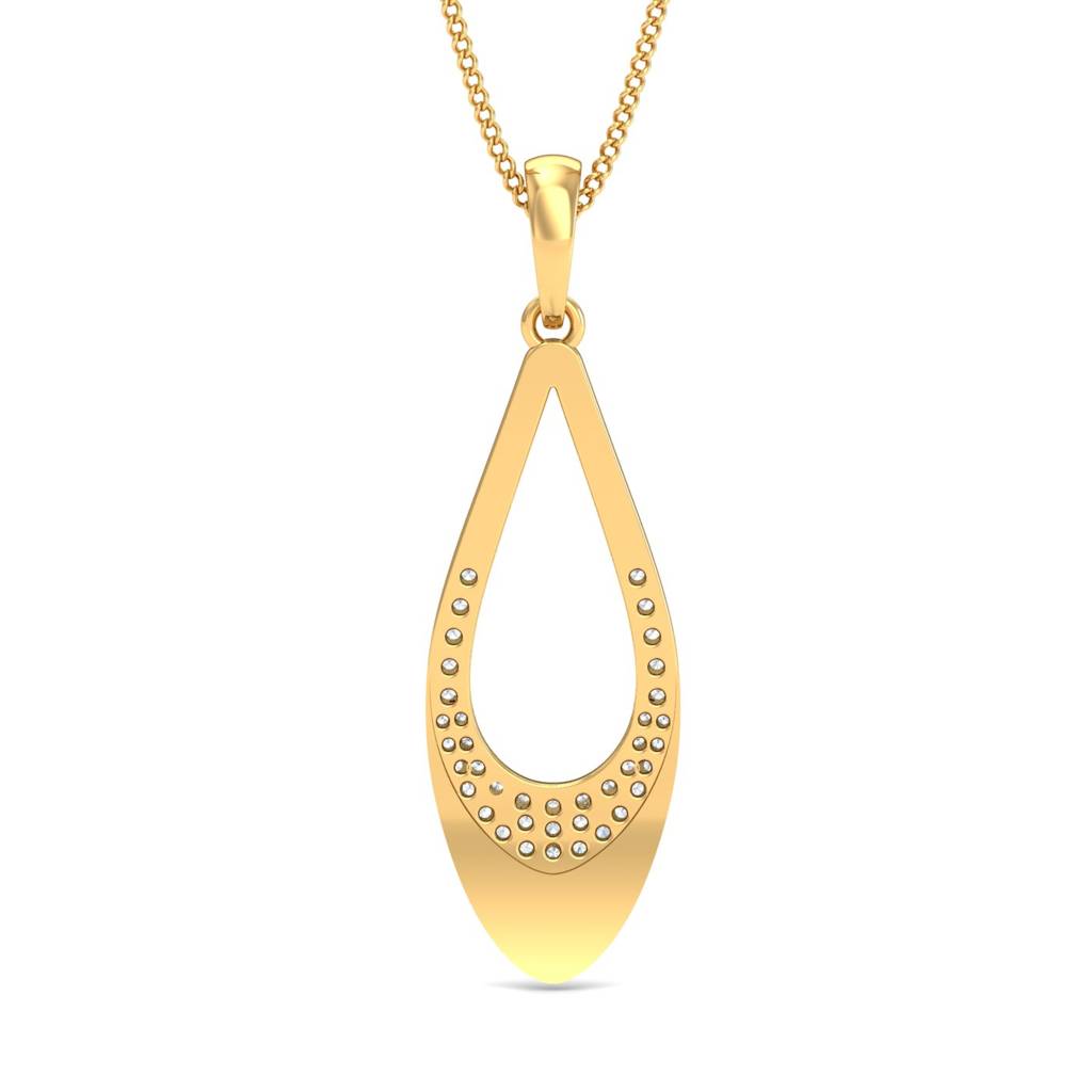 KuberBox 18K Yellow Gold Fasun Charming Pendant