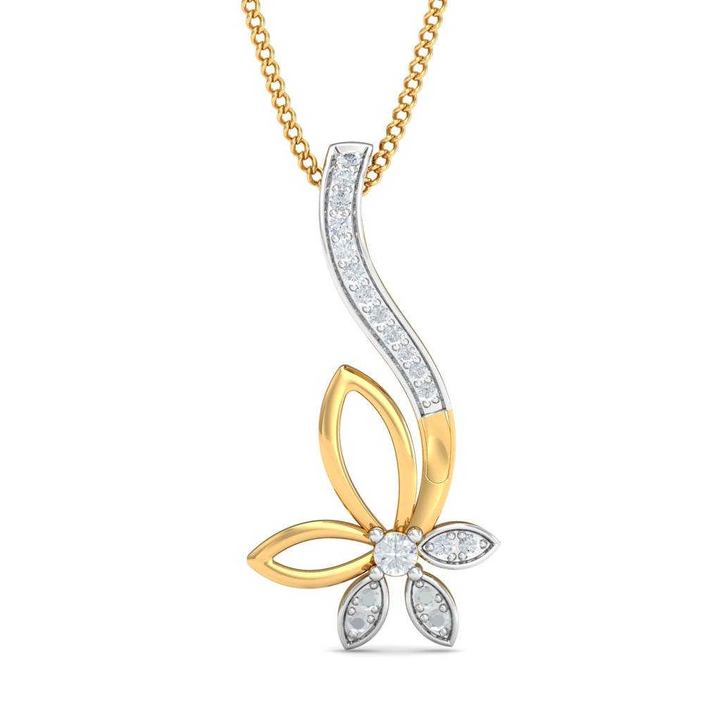 KuberBox 18K Yellow Gold Darcia Floretto Pendant