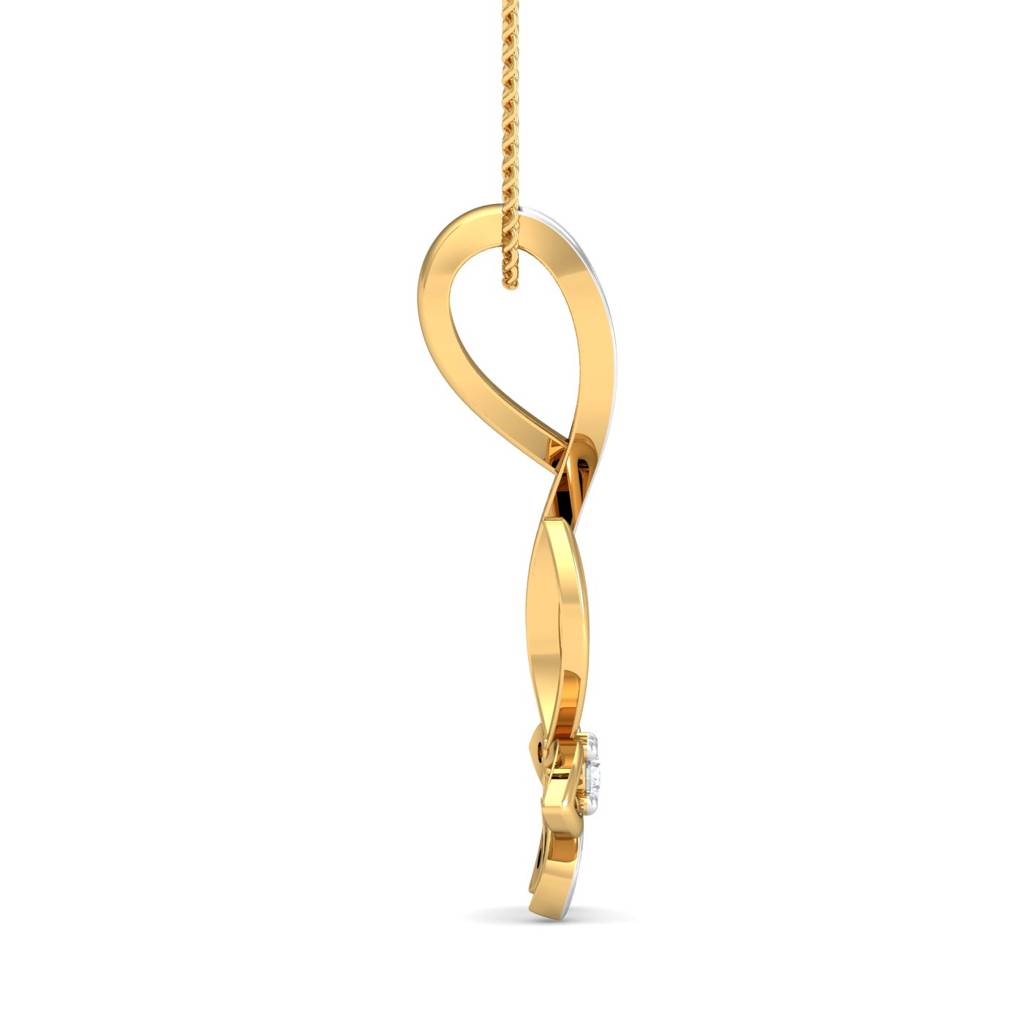 KuberBox 18K Yellow Gold Darcia Floretto Pendant