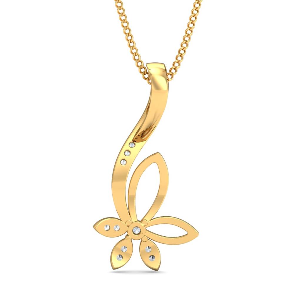 KuberBox 18K Yellow Gold Darcia Floretto Pendant